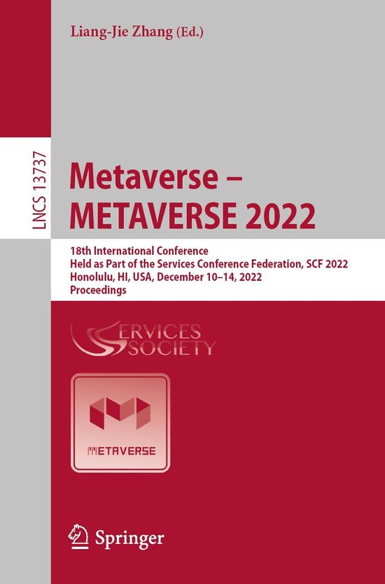 Springer Nature Proceedings Computer Science - Metaverse – ... - cover