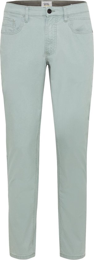 camel active Slim Fit 5-pocket broek - Maat menswear-35/32 - Turkoois