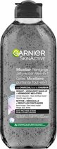 6x Garnier SkinActive Micellair Reinigingswater Jelly-water Alles-in-1 met Charcoal 400 ml