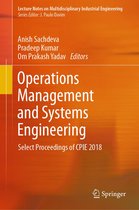 Lecture Notes on Multidisciplinary Industrial Engineering - Operations Management and Systems Engineering