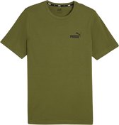 PUMA ESS Small Logo Tee (s) Heren T-shirt - Olive Green
