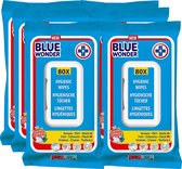 Blue Wonder Antibacteriële doekjes - 6 x 80 doekjes