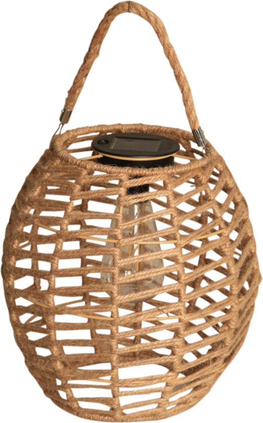 Luxform - Lampe de table solaire - Tortoli - LED - Lanterne suspendue avec anse