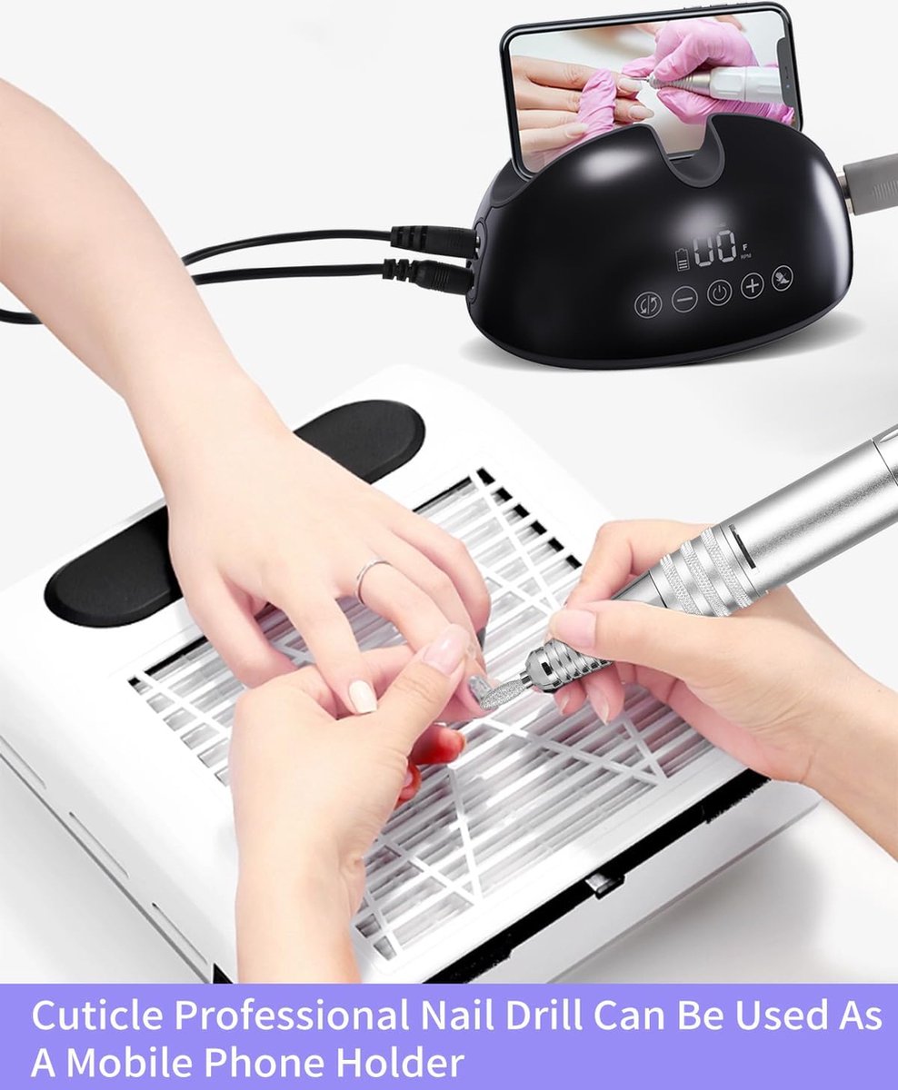 Goedkoopste Nagelvijl voor Acryl-, Gel- en Natuurlijke Nagels 35000RPM