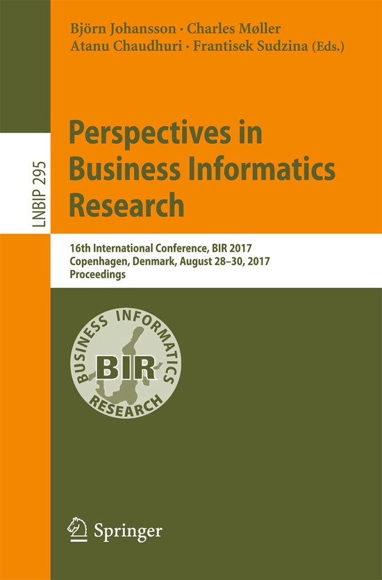 Lecture Notes in Business Information Processing295- Perspec ... - cover