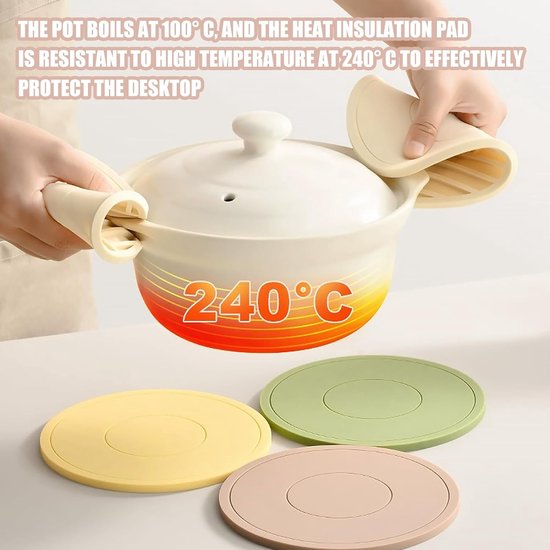 Siliconen onderzetters - hittebestendige pannenlappen, antislip multifunctionele warmtepads | antislip en hittebestendige keuken-hot pads, werkblad-beschermingsmat voor keukenpannenlappen, hot dishers