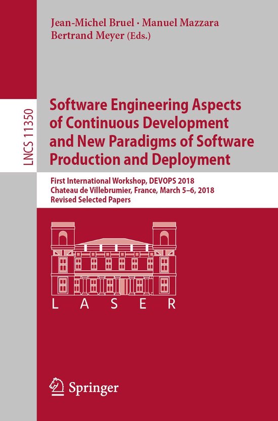 Springer Nature Proceedings Computer Science - Software Engi ... - cover