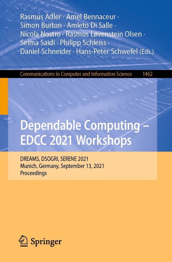 Springer Nature Proceedings Computer Science - Dependable Co ... - cover