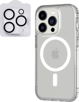 Tech21 Evo Clear coque et protection d'appareil photo pour iPhone 14 Pro - Coque de téléphone adaptée à MagSafe - Transparent - Résistant aux chutes de 3,6 mètres
