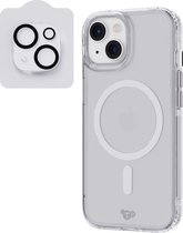 Tech21 Evo Clear hoesje en Camera bescherming voor iPhone 15 - Telefoonhoesje geschikt voor MagSafe - Transparent - 3,6 meter valbestendig