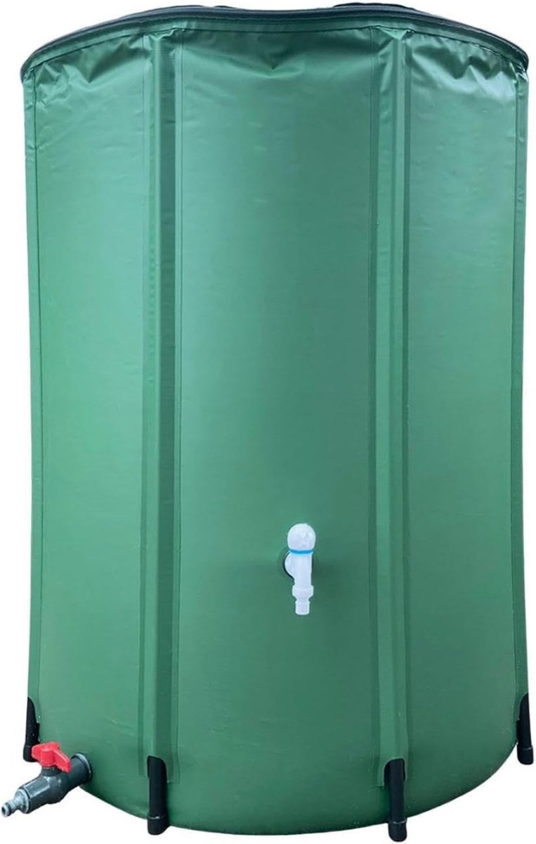Watertank - Waterton (Opvouwbaar) - Opvouwbare Watertank voor Regentonnen - Draagbare Wateropvangtanks tot 250 liter voor Efficiënte Regenverzameling en Duurzame Waterbesparing in uw Tuin