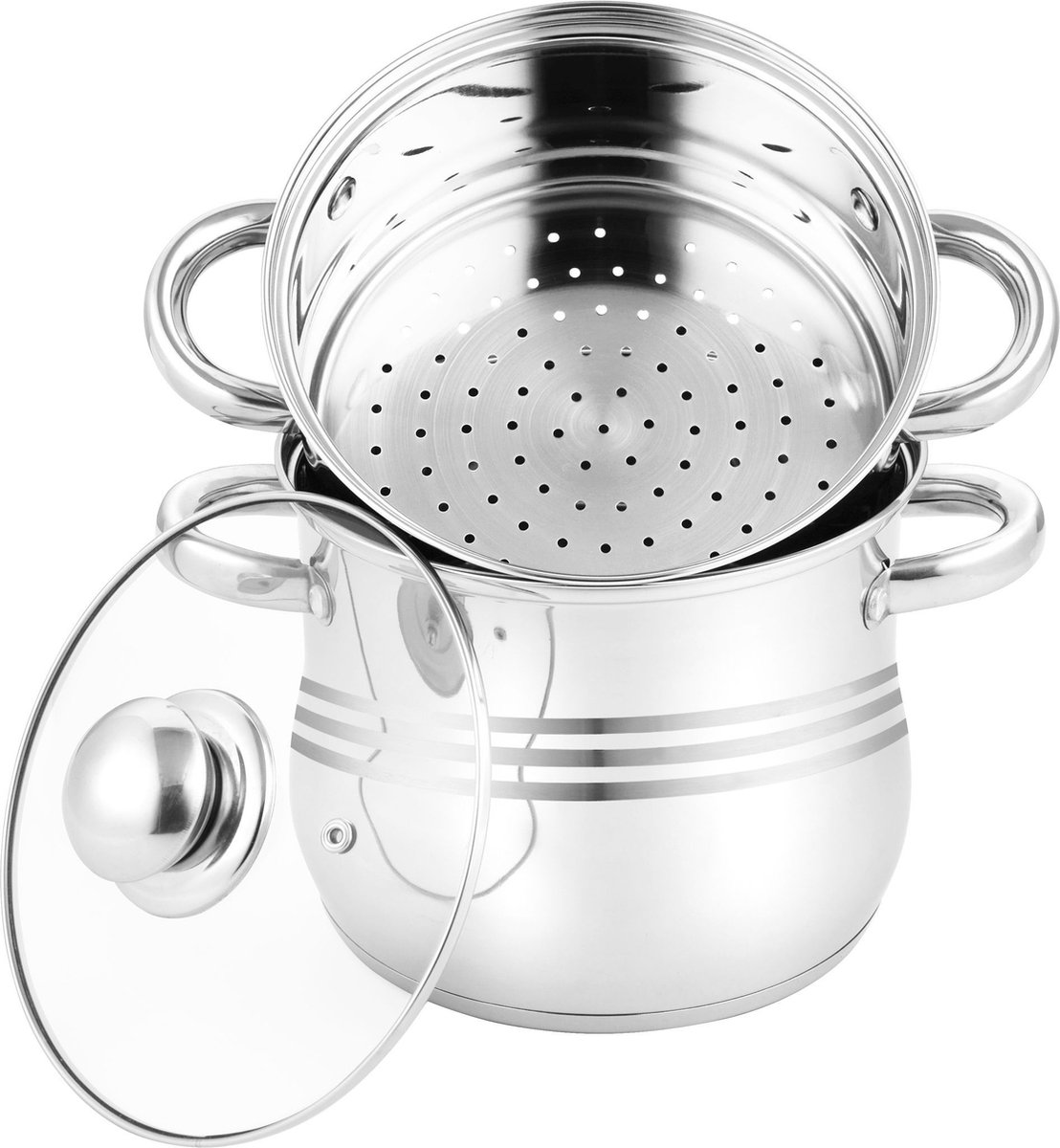 Bol.com Couscous pan - Stoompan 12 liter aanbieding