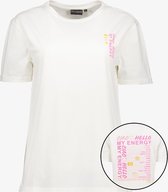 TwoDay dames T-shirt met backprint wit - Maat L