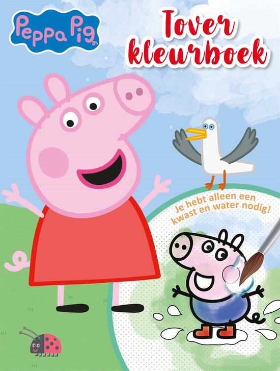 Foto: Peppa pig toverkleurboek van peppa pig