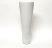 Design vaas Conic - Fidrio OPAL - glas, mondgeblazen bloemenvaas - diameter 22.5 cm hoogte 70 cm