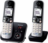 Huistelefoon Panasonic KX-TG6822FRB Zwart Grijs