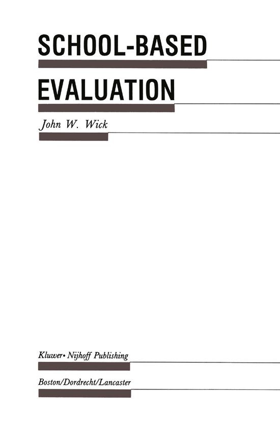Evaluation in Education and Human Services14- School-Based E ... - cover