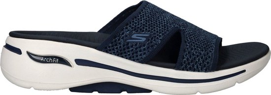 Skechers Go Walk Arch Fit Sandal Joyful slipper - Dames - Blauw - Maat 36