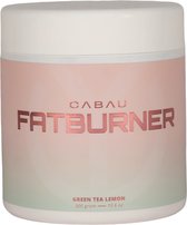Cabau - Fatburner / Verbrander - Green Tea Lemon / One-time purchase - Stimuleert vetverbranding - Minder snoepen - Meer energie - 300 gram