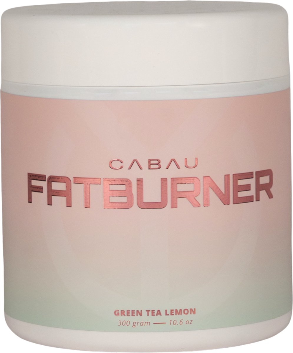 Goedkoopste Cabau - Fatburner / Vetverbrander - Green Tea Lemon - Stimuleert vetverbranding - Minder snoepen - Meer energie - 300 gram