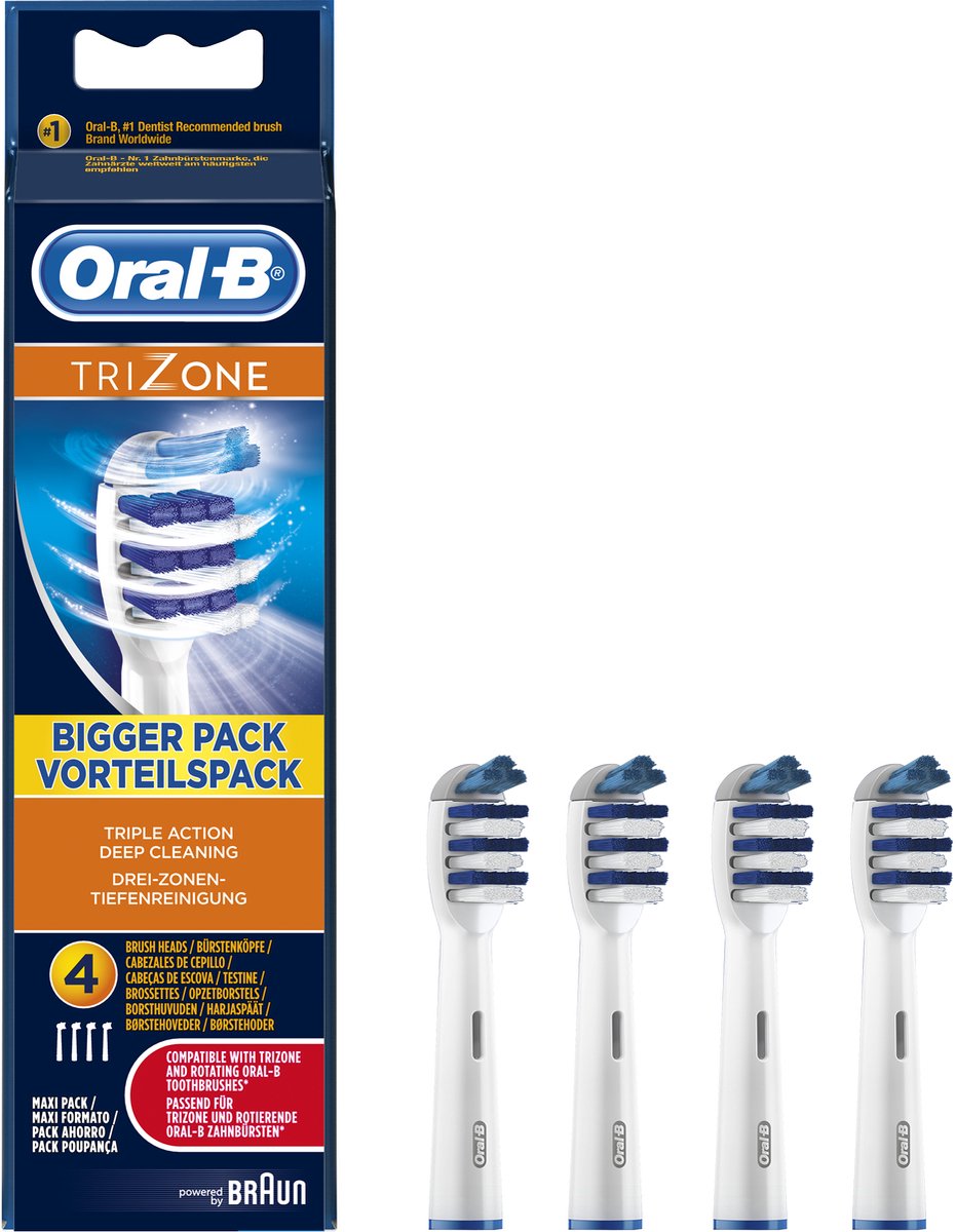 Bol.com Oral-B TriZone 4 Opzetborstels aanbieding