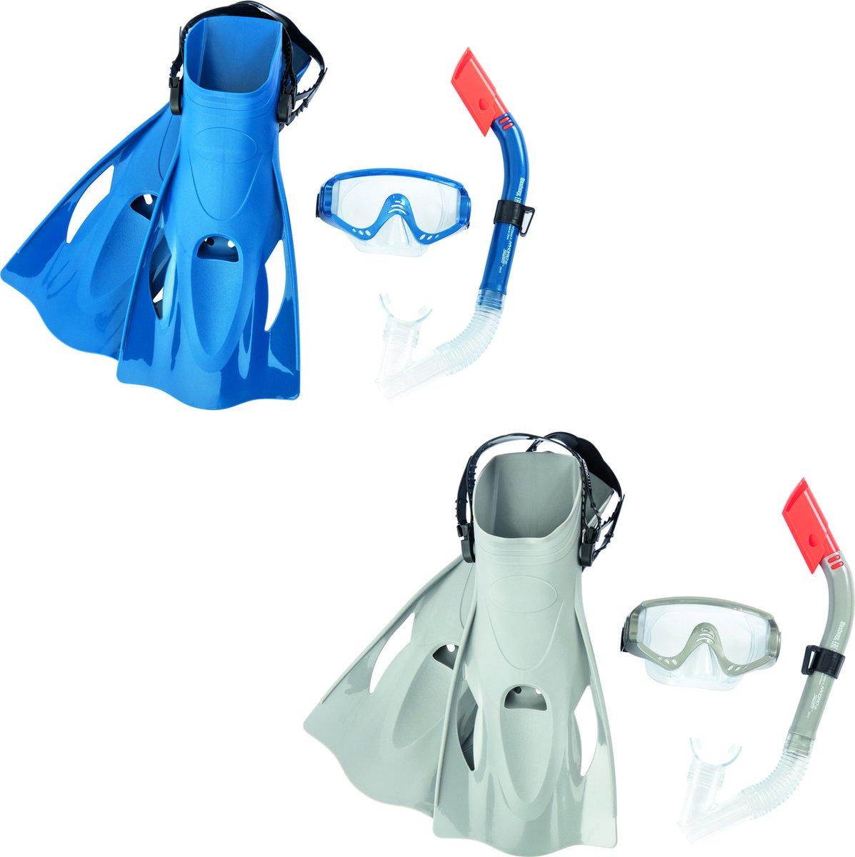 Snorkelset meridian | grijs