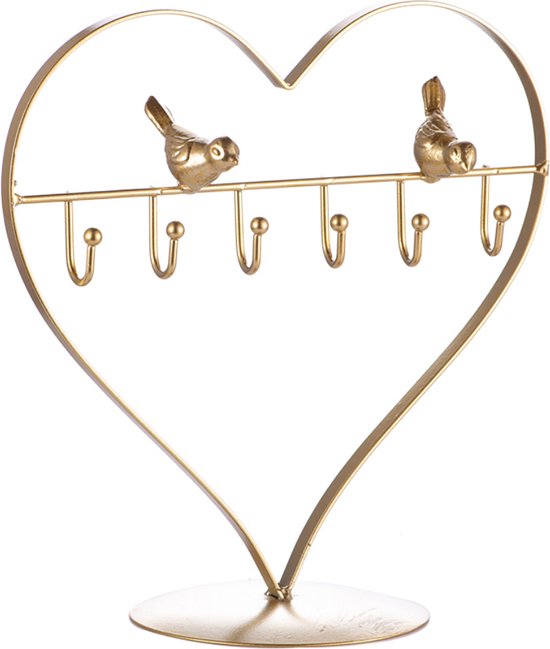 Dottilove 2 Birds Jewelry Stand - Dames Sieraden - Minimalistisch - Goud