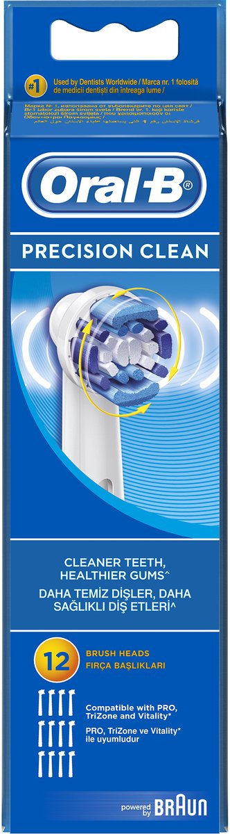 Oral-B Precision Clean Power Opzetborstels 3x4 Stuks