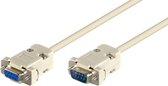 Microconnect DB9-DB9 30m seriële kabel Grijs DB-9