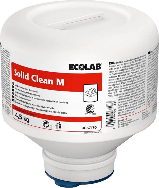 Ecolab Vaatwasmiddel Solid Clean M (4500 gr) | bol