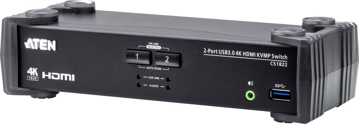 ATEN CS1822 2-Poorts USB 3.0 HDMI KVM Switch