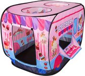 HomeBerg Tente de jeu pour glaces - Tente de jeu - Maison de jouets - Voiture de police - Tente pour enfants - Garçons et Filles - Longueur 112 cm