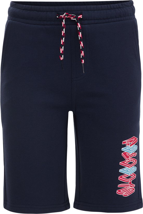 WE Fashion Jongens sweatshort met opdruk