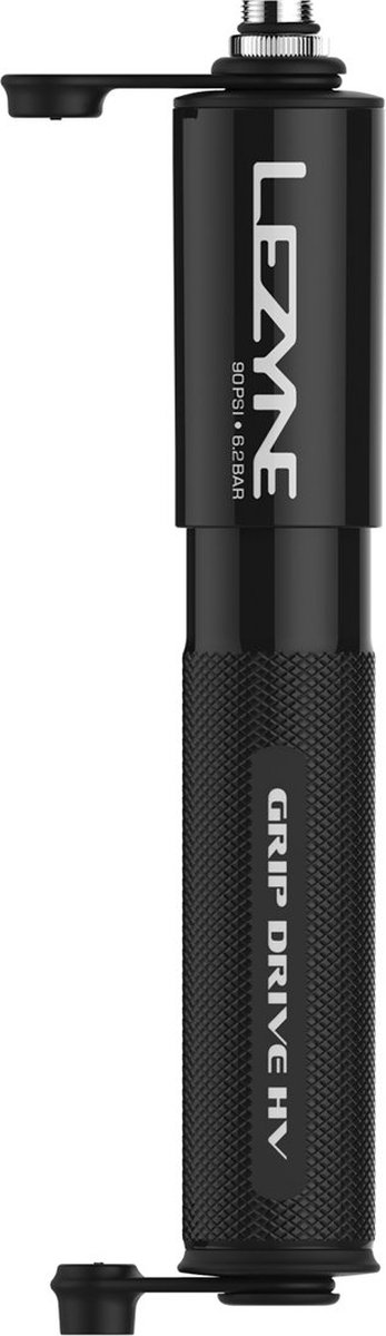 Lezyne Gripe Drive Hv Medium Mini Pomp Zilver 90 Psi