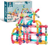 AnyPrice® MagBuild - Magnetisch Speelgoed - Magnetische Bouwstenen - 66 Bouwblokken - Voor Kinderen - Staafjes en ballen