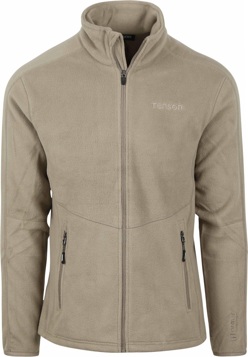 Tenson - Fleece Jack Miracle Beige - Heren - Maat 3XL - Modern-fit