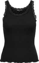 ONLY dames O-hals top sharai lace zwart - XL
