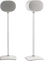 Sanus WSSE32-B2 fixed speaker stand - luidsprekerstandaard - optimale luisterhoogte - kabelbeheer - geschikt voor Sonos ERA 300 - 2 stuks (paar) - Wit