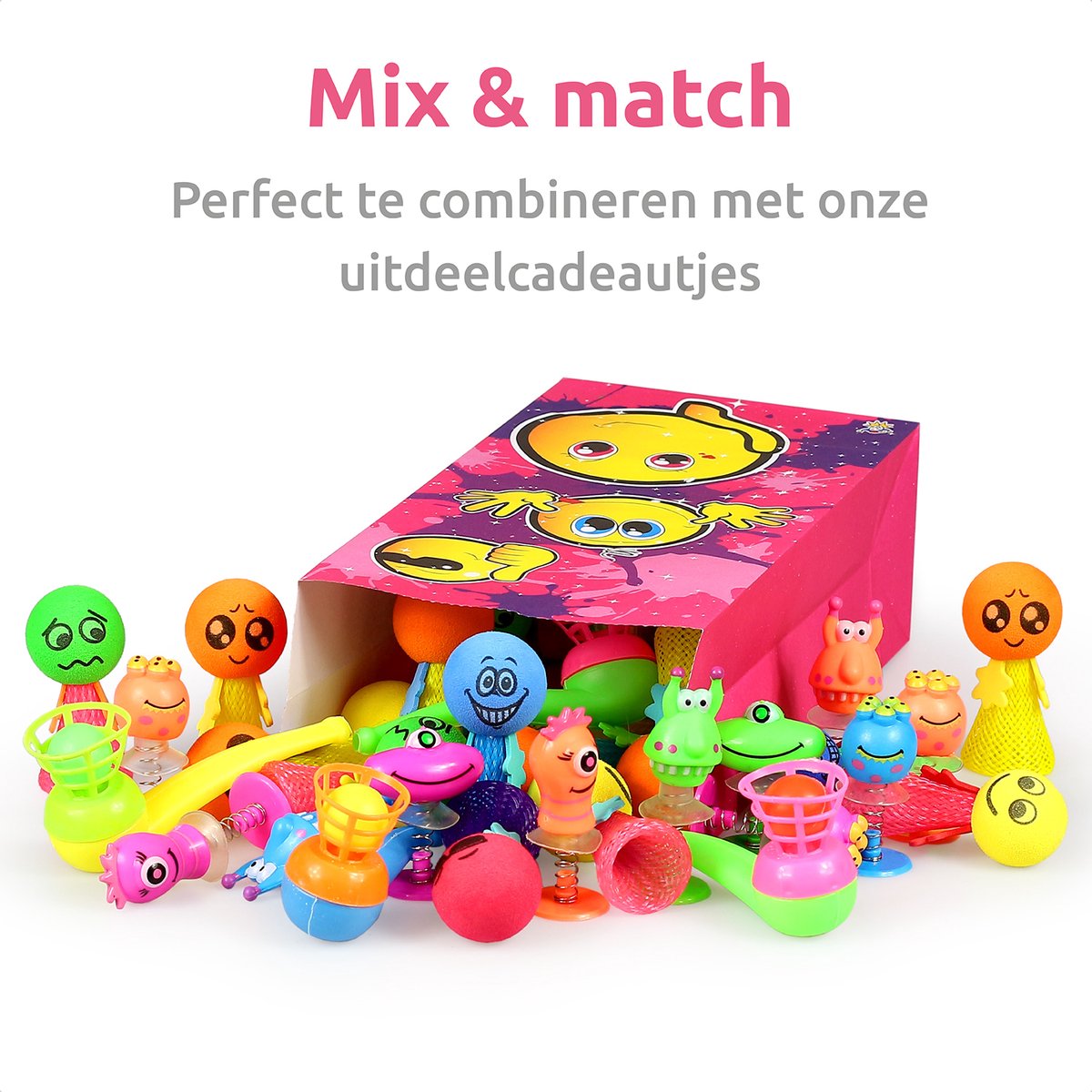 Isa's Friends® Uitdeelzakjes Stickers - Eenhoorn - 12 stuks - Stevig Papier - Traktatie zakjes
