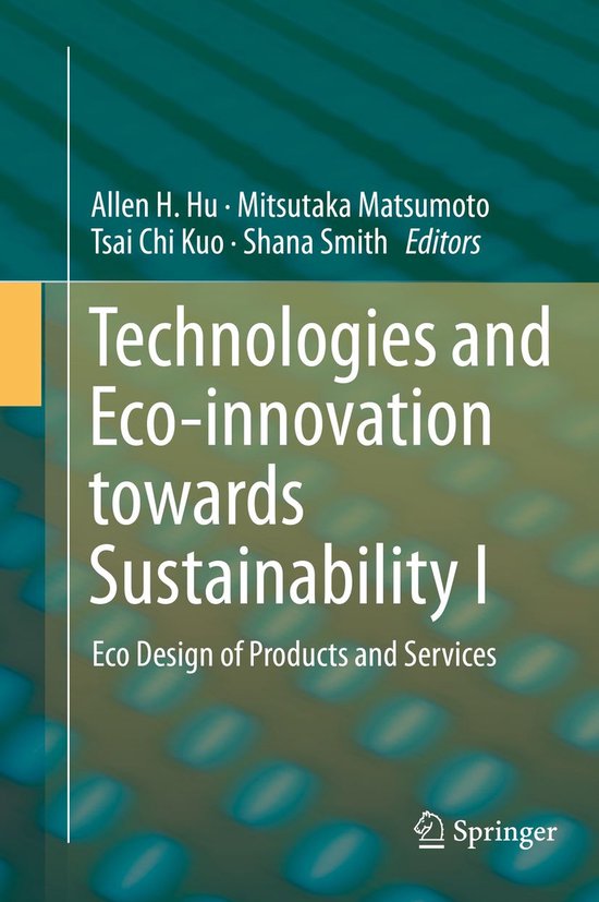 Technologies and Eco-innovation towards Sustainability I - cover