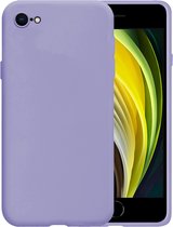 Coque adaptée pour iPhone 8 Coque arrière en Siliconen - Coque adaptée pour iPhone 8 Coque - Lilas