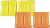 Bestway watervleugels 20cm x 20cm - 2 kleuren - Groen en Orange - zwembandjes - drijfbandjes - voor de leeftijd 3 - 6 jaar oud - Asorti
