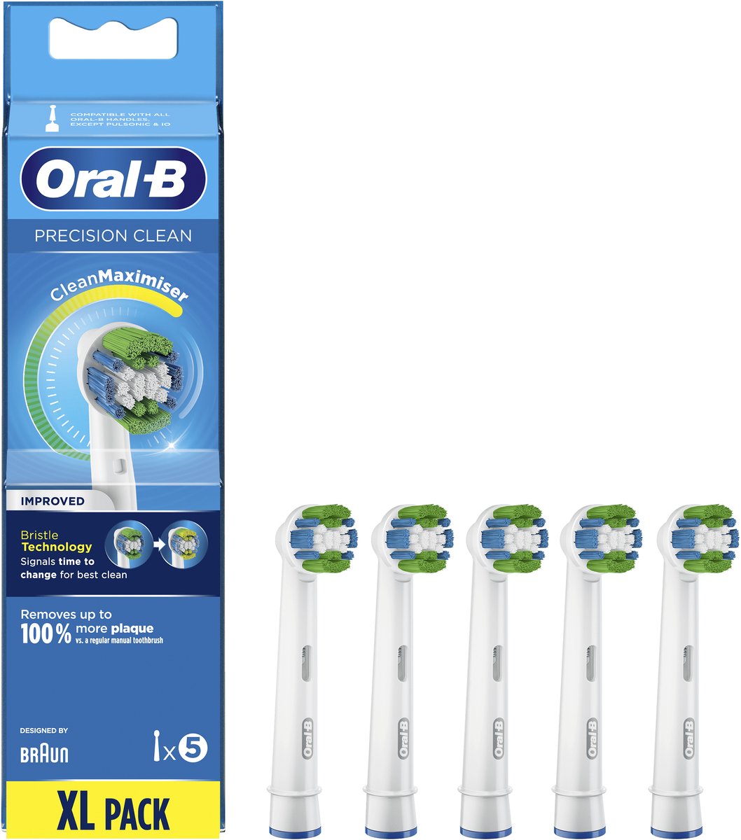 Bol.com Oral-B Precision Clean-opzetborstel met CleanMaximiser, 5 aanbieding