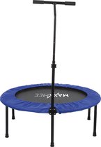 MAXXMEE fitness trampoline blauw/zwart