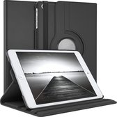 Draaibare Bookcase - Geschikt voor iPad Hoes 5e, 6e, Air 1e, Air 2e Generatie - 9.7 inch (2017/2018) - Zwart