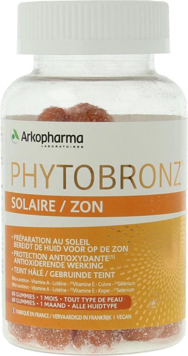 Arkopharma Phytobronz 60 Capsules Inclusief 10 Gratis Capsules