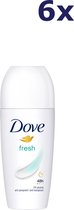 Dove Fresh Deo Roller - 6 x 50 ml