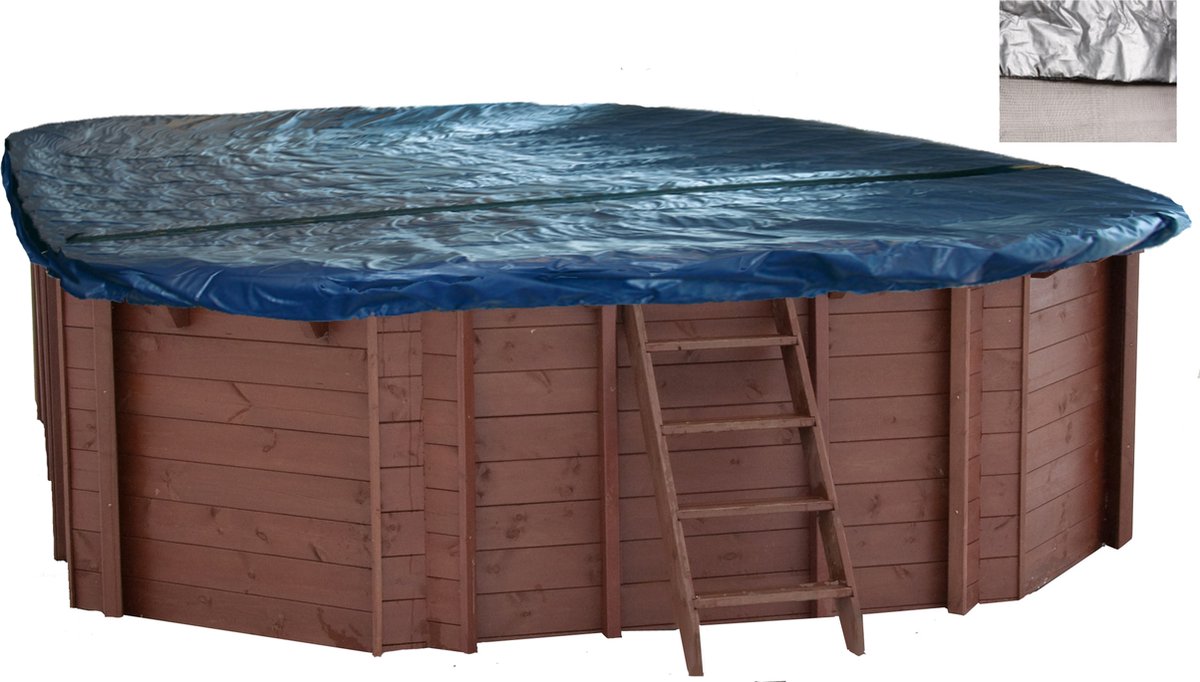 Interline Bâche d'hivernage pour piscines en bois - Ovale - 840 x 490 cm