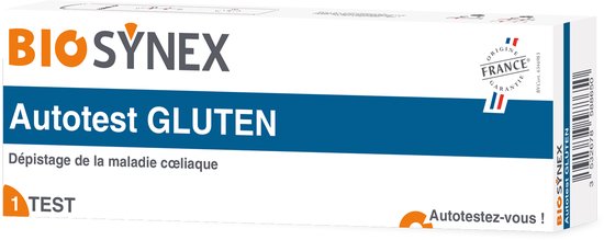 BioSynex BioSynex Self-Test Glutenintolerantie - Betrouwbare Coeliakie Test Kit - Snel Resultaat - 96,7% Betrouwbaar - Detecteert Antilichamen