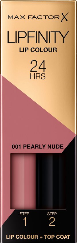 Max Factor Lipfinity Lip Colour Gloss Pearly Nude 001 2.30 ML